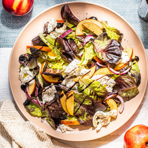 Burrata and Nectarine Salad Header Image