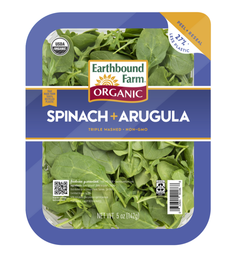 Organic Baby Spinach & Baby Arugula