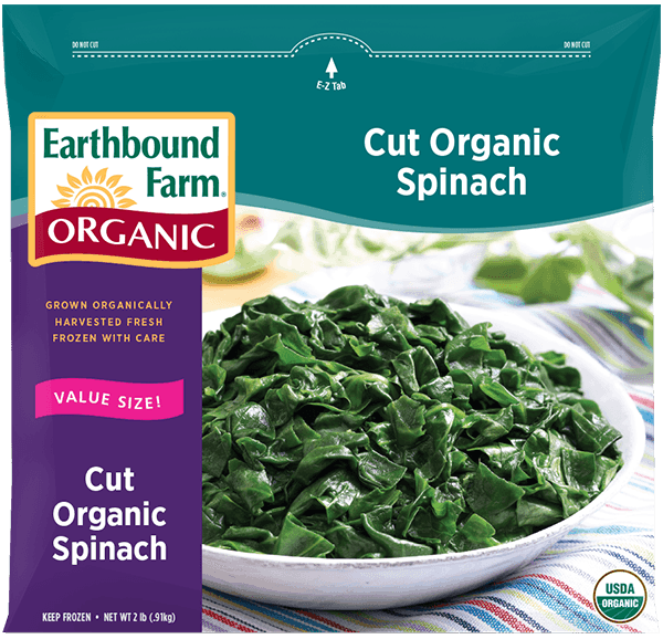 frozen organic spinach